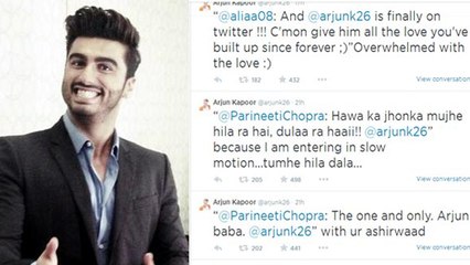 Arjun Kapoor Joins Twitter, Welcomed By Bollywood Biggies