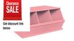 Best Price Badger Basket Three Bin Storage Cubby - Pink Review