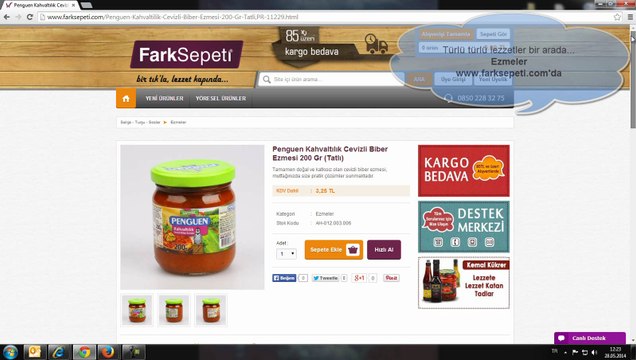 Penguen Kahvaltılık Cevizli Biber Ezmesi (Tatlı)