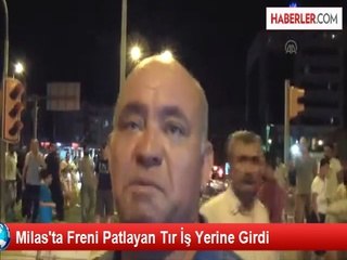 Balataları Yanan Tır Kırmızı Işıkta Bekleyen 3 Araca Çarptı: 2 Yaralı