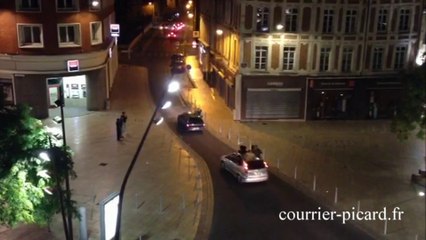 Amiens : joie des supporters de l'Algérie