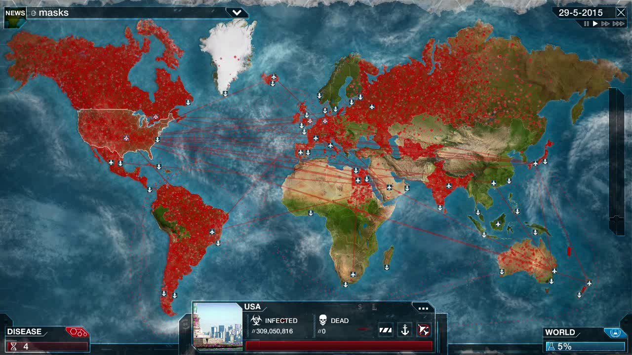 PC - Plague Inc Evolved - Main Game - Bacteria - Casual - Attempt 2
