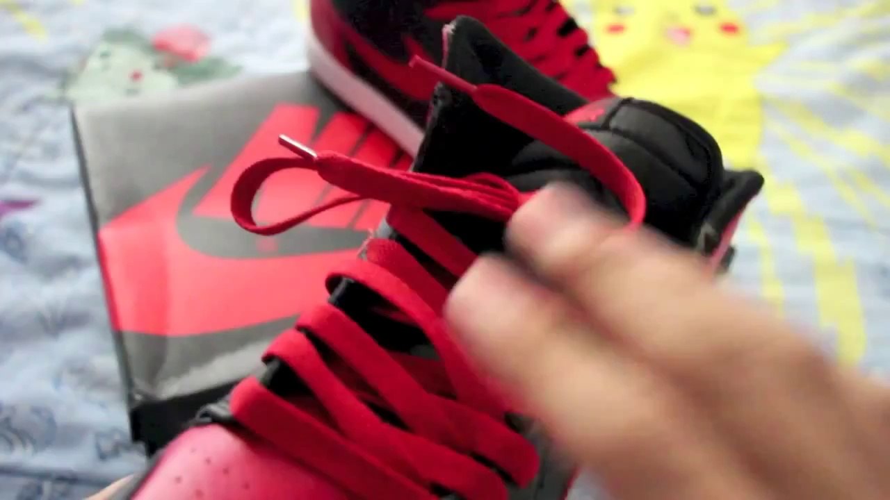 Wholesale Air Jordan 1 High OG "Bred" 2013 Retro Detail Review