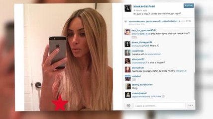 Kim Kardashian muestra pezón en Instagram