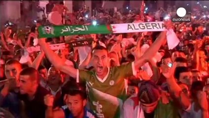 Algeria bathed in joy as team qualifies for World Cup last 16