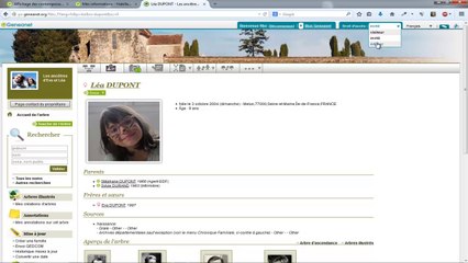 Droits d'accès et options de confidentialité