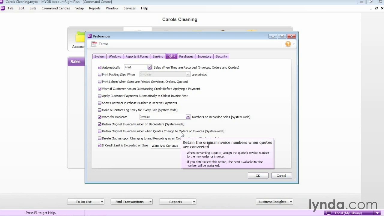 AccountRight 2013 Essential Training 3-creating