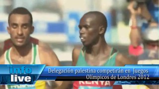 Delegación palestina competirán en Juegos Olímpicos de Londres 2012