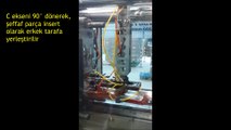 Enjeksiyon Robotu - WETEC W6 3 Eksen Robot - 2K Insert yerleştirme uygulaması