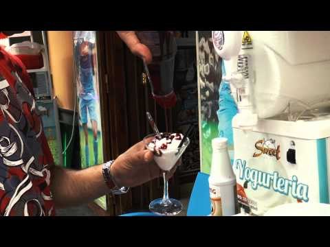 Gricignano (CE) - Yogurt gelato, la nuova delizia del Bar Cambrinus (26.06.14)