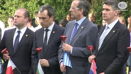 Ypres (Belgio) - Matteo Renzi per cerimonia commemorativa Grande Guerra -3- (26.06.14)