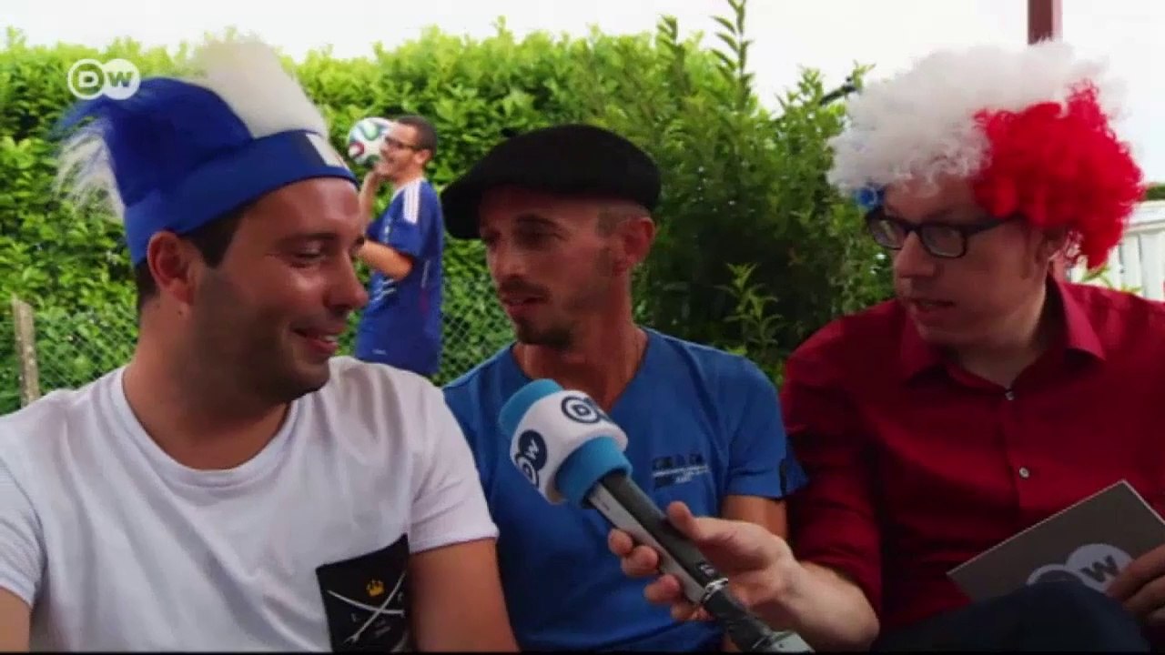 Feiern mit WM-Fans in Soustons | Euromaxx - Der WM-Reporter