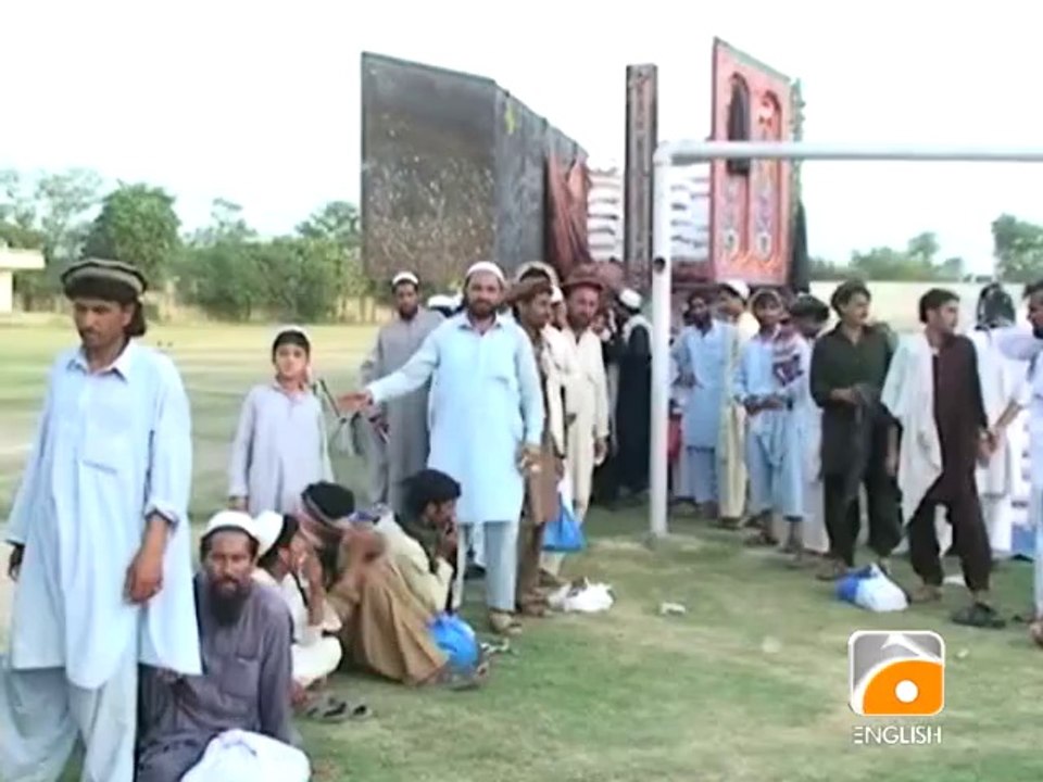 PM Nawaz Visits IDPs