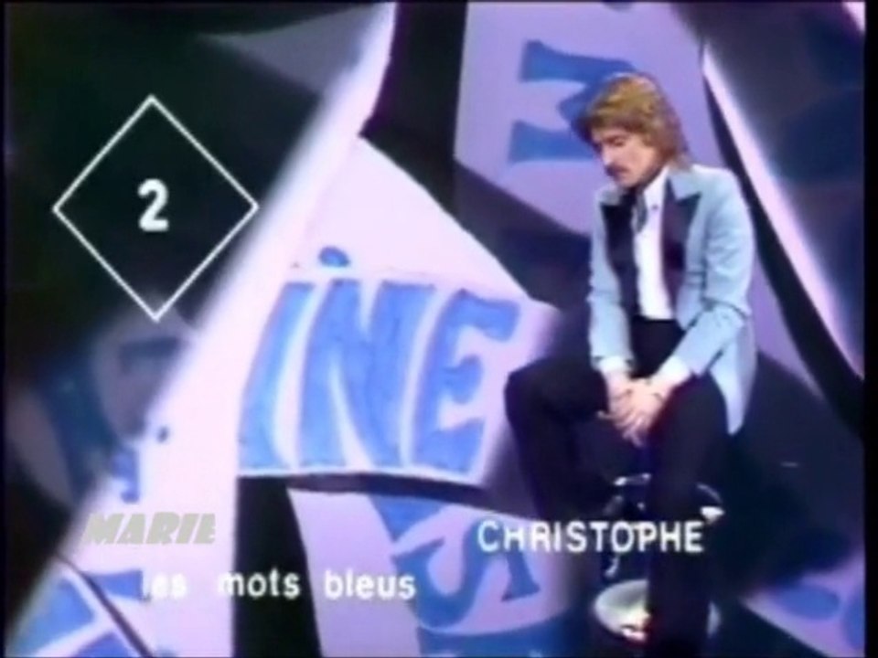 Christophe  "les mots bleu "