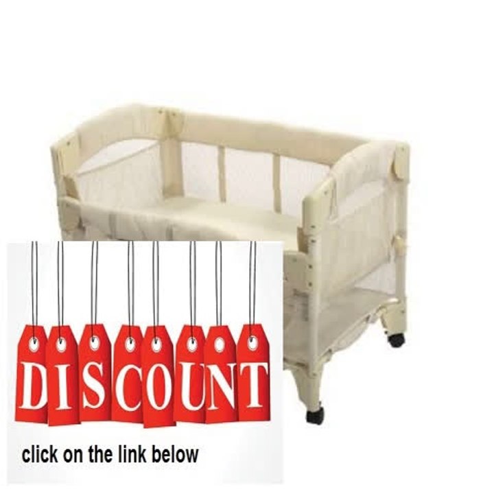 Best Price Arm's Reach  Euro Mini Arc Co-Sleeper Bedside Bassinet, Natural Review