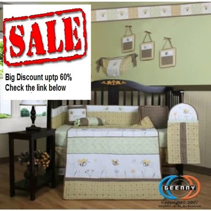 Best Price Boutique Brand New GEENNY Bumble Bee 13PCS CRIB BEDDING SET Review