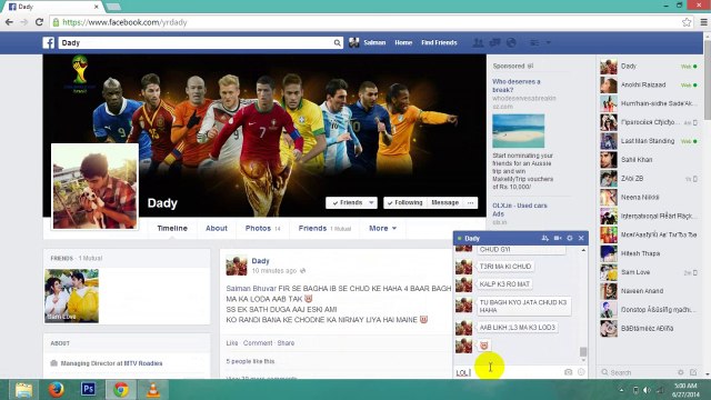 Dady Ki Maa Ki Chut Me Aag Lag GYi Fir Se Bhag Gya IB Se =))*