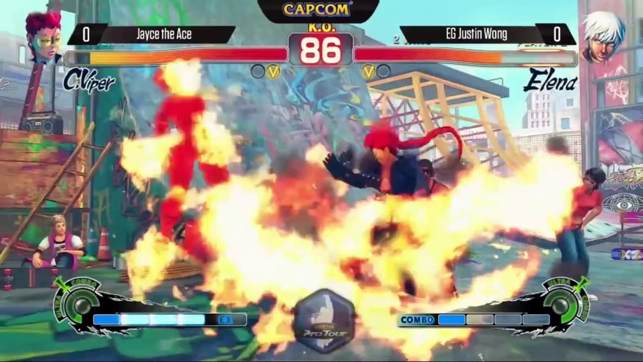 USFIV  Jayce the Ace vs EG Justin Wong - Capcom Pro Tour E3 Invitational