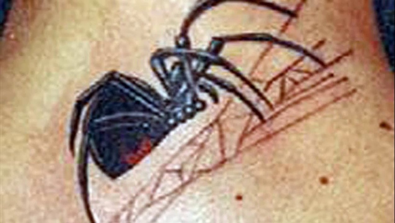 Black widow Spider tattoo Designs - Amazing