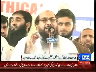 Hafiz Saeed announces sanctions movement against U.S.