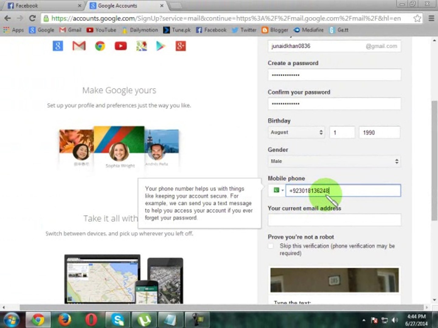 How to make gmail account 2014