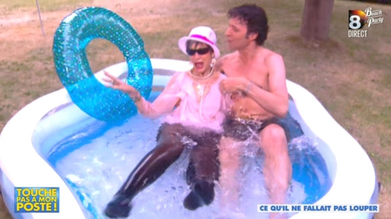 Isabelle Morini-Bosc très sexy dans la piscine - ZAPPING PEOPLE DU  27/06/2014 - Vidéo Dailymotion