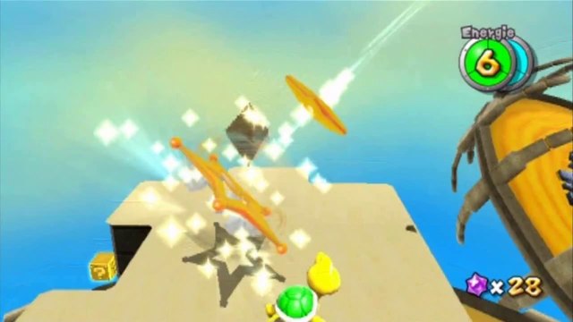 Super Mario Galaxy - Ile sablonneuse - Étoile 6 : Scintillements dans le sable