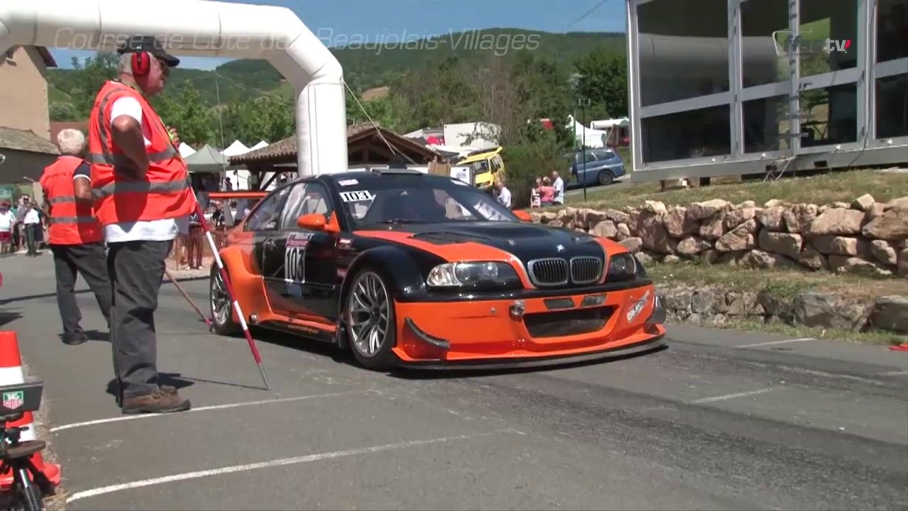 La montée de Pierre Béal à la Course de Côte des Beaujolais-Villages
