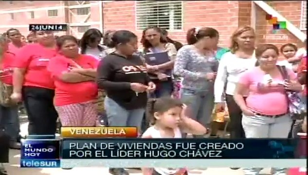 Misión vivienda ha entregado 600 mil viviendas en Venezuela