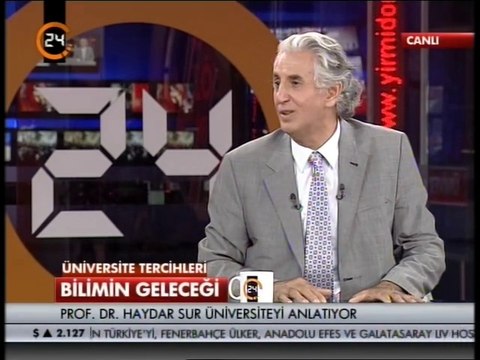 Sağlık Bilimleri Fakültesi Dekanı ve Rektör yardımcımız sayın Prof. Dr. Haydar Sur Üniversite Tercihleri programında (2.Kısım)