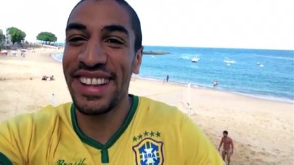 Road Trip Onze Mondial au Brésil : notre envoyé spécial à la plage