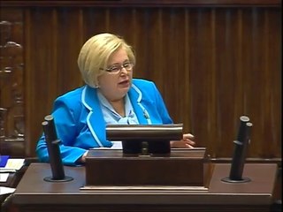 Poseł Maria Nowak - Wystąpienie z dnia 24 czerwca 2014 roku.