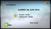 METEO JUIN 2014 [S.6] [E.28] - Météo locale - Prévisions du samedi 28 juin 2014