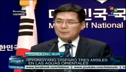 Norcorea lanza tres misiles en aguas orientales