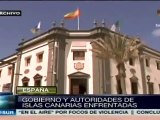 España: conflicto entre gobierno y autoridades de Islas Canarias