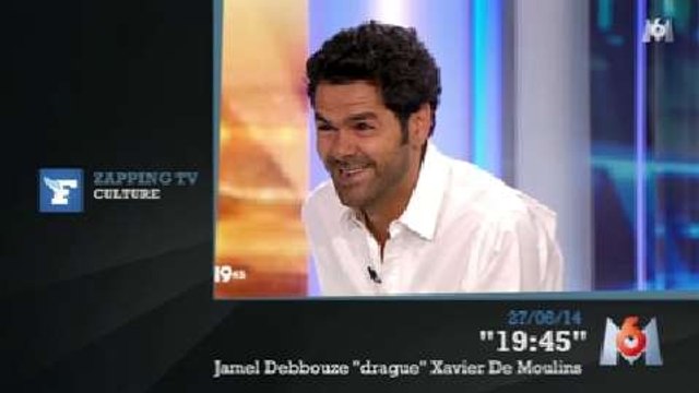 Zapping TV : Jamel Debbouze drague Xavier de Moulins en direct