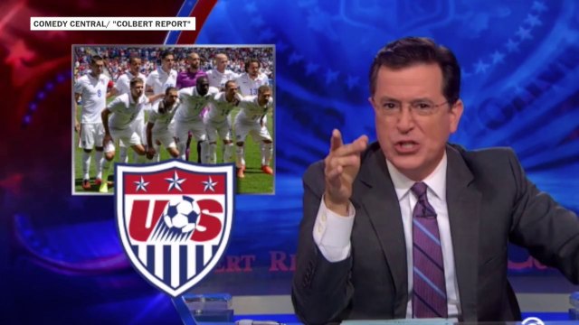 Colbert: Bitten by the soccer bug, a.k.a. Suarez