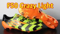 Adidas F50 adiZero Crazylight Unboxing & On Feet