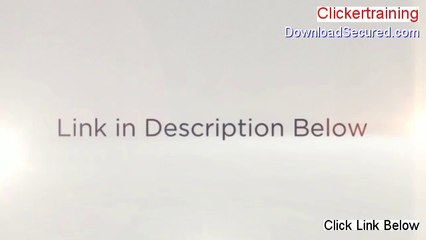 Clickertraining Download PDF - Legit Download 2014