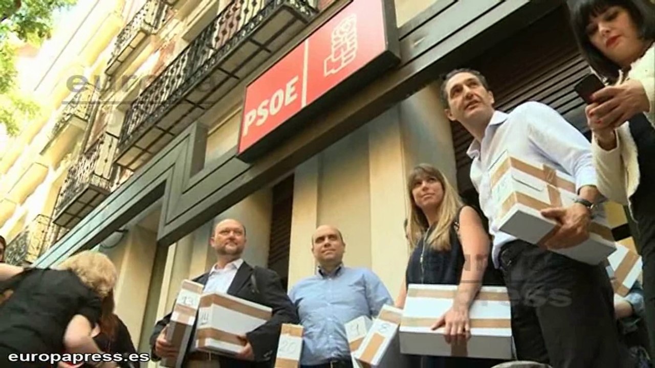 Pedro Sánchez presenta en Ferraz 36.070 avales