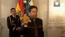 Bolivia's Congress Inverts Clock To Turn Counter-Clockwise