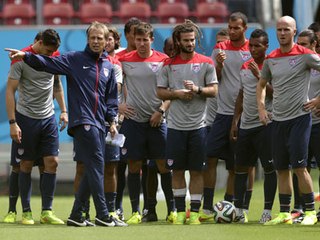 Raw: US World Cup fans confident before Germany