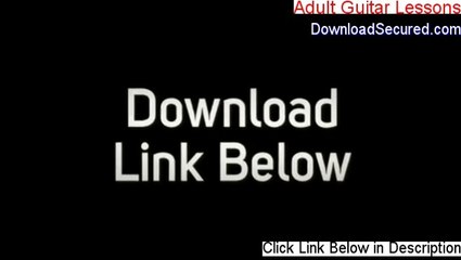 Adult Guitar Lessons Free PDF [Download Here]