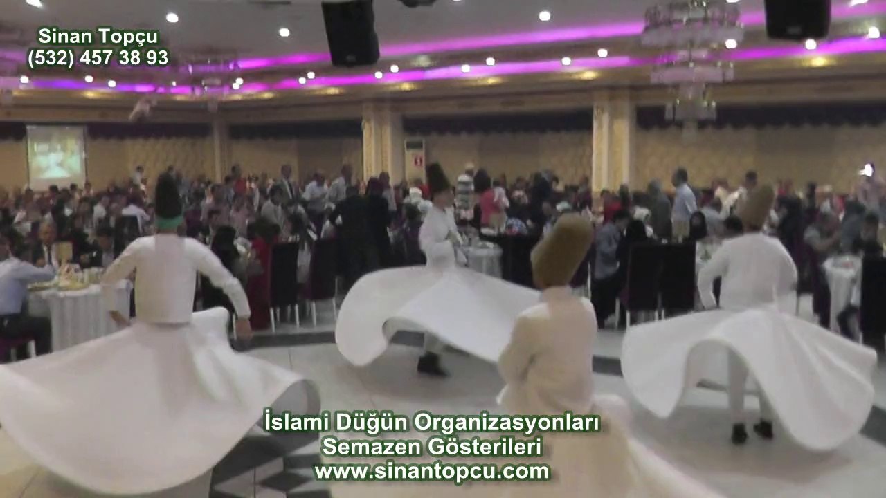 bursa semazen grubu muhteşem semazen gösterisi izle, dini düğün organizasyonu