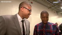 Giannis Antetokounmpo On Thanasis Being Picked By Knicks   2014 NBA Draft