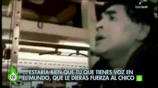 The dialogue between Lugano and Maradona for the punishment of Luis Suarez