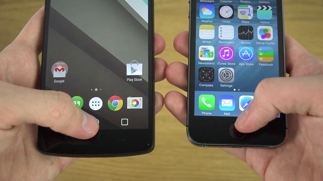 Android L vs. iOS 8 - Review (4K)