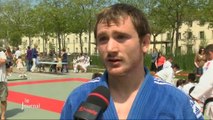 Judo Club Yonnais: Dernier entrainement sur la place Napoléon