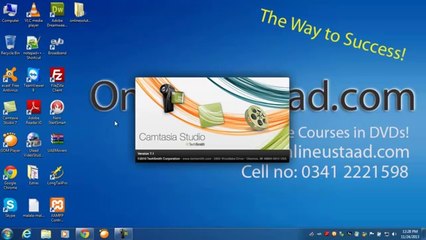 Camtasia Video Recording Tutorials in Urdu Hindi Part 1 introduction by ABDUL WALI