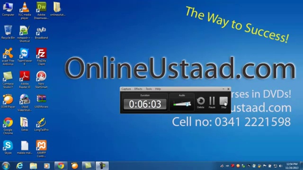 Camtasia Video Recording Tutorials in Urdu Hindi part 3 callouts  by ABDUL WALI